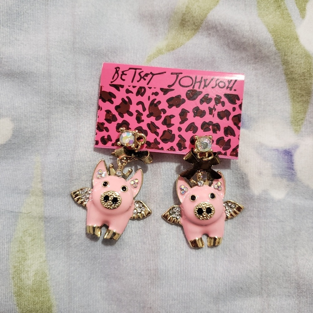 Betsey Johnson earrings